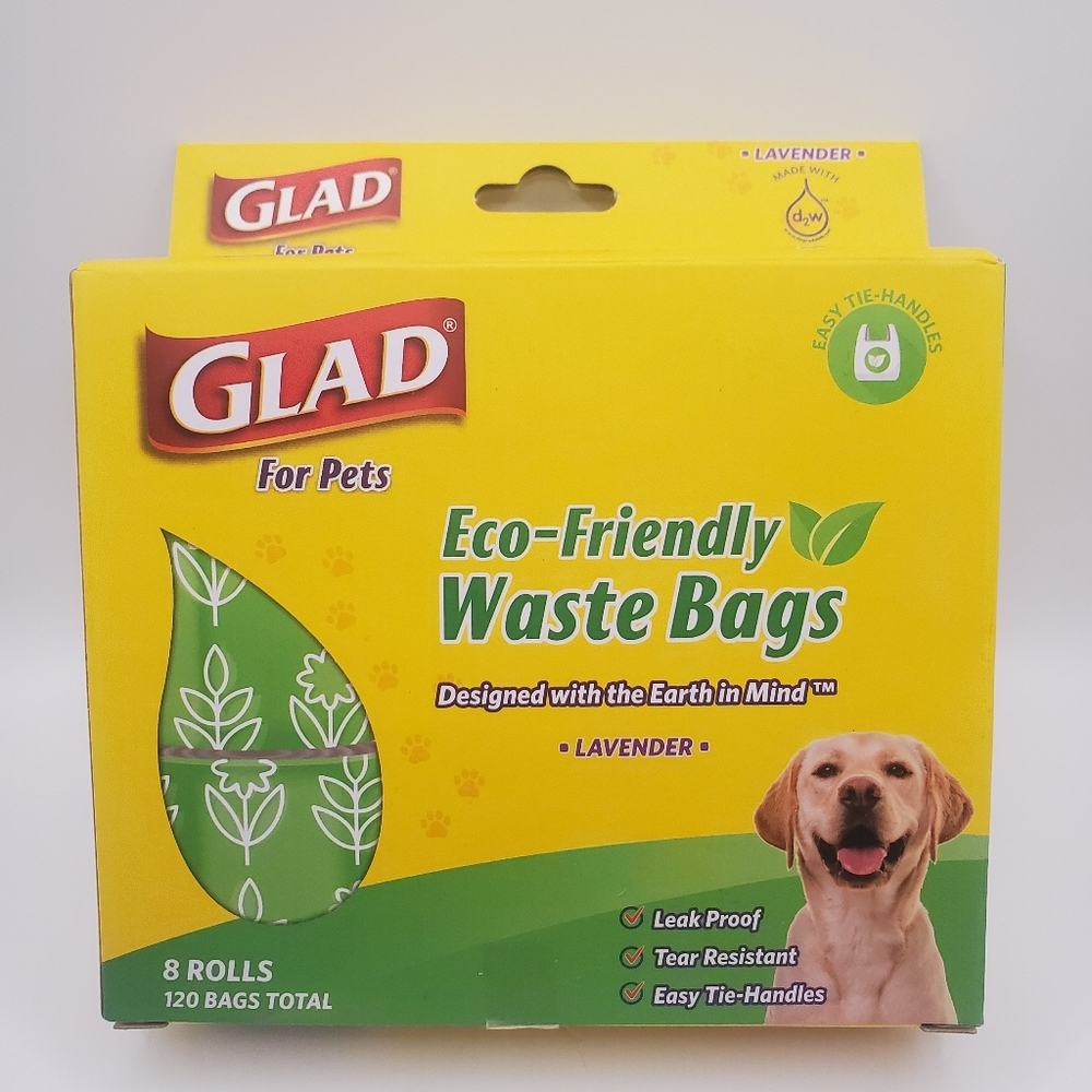Lavender Eco-Friendly Dog Waste Bags - Yellow